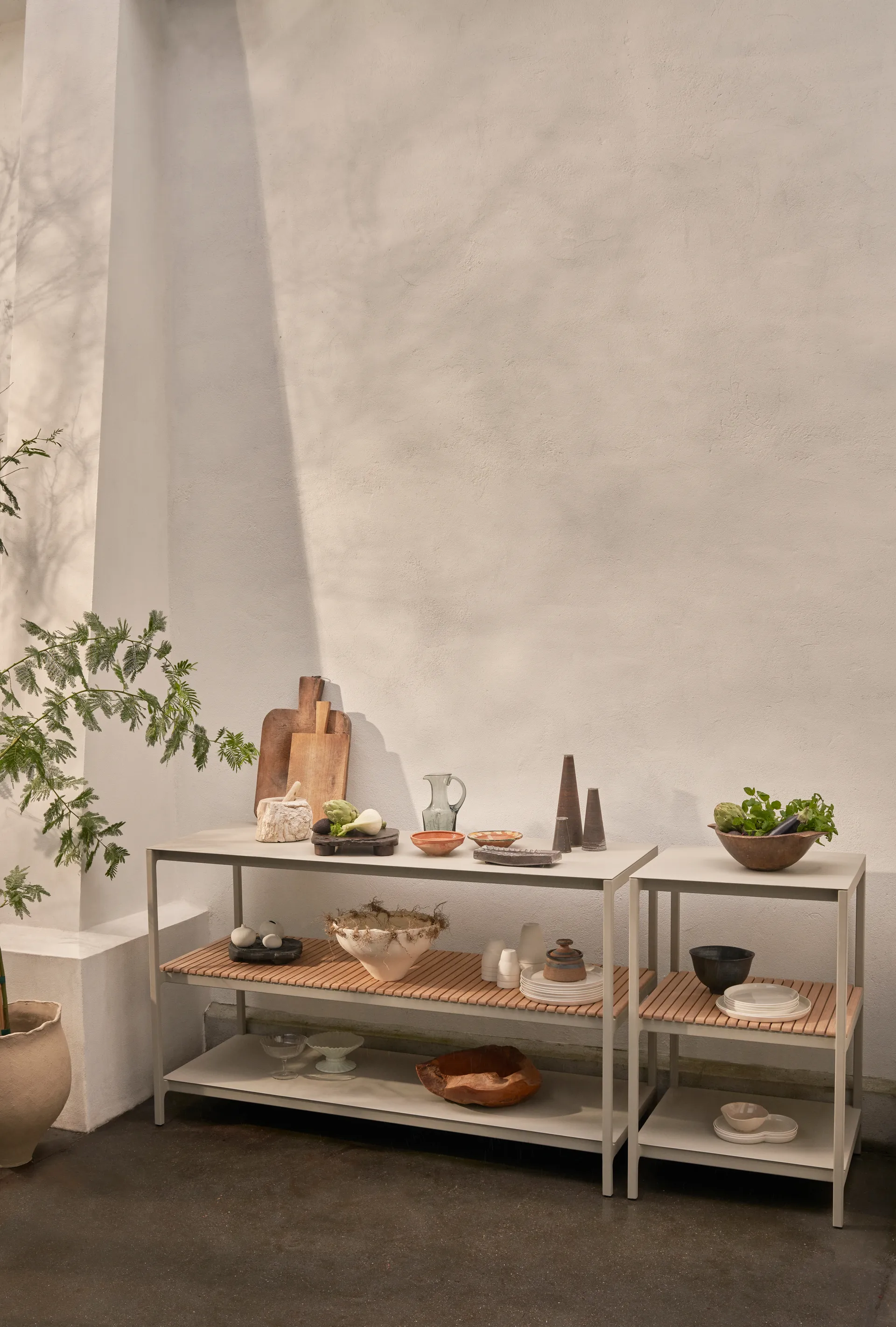 Vipp740 Open-Air kjøkkenmodul small, Warm grey, 59x59x93 cm Vipp