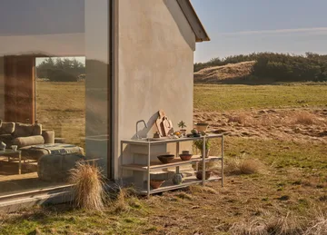 Vipp740 Open-Air kjøkkenmodul small - Warm grey, 59x59x93 cm - Vipp