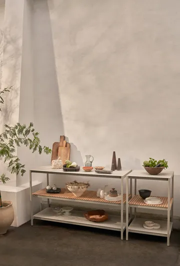 Vipp741 Open-Air kjøkkenmodul large - Warm grey, 154x59x93 cm - Vipp