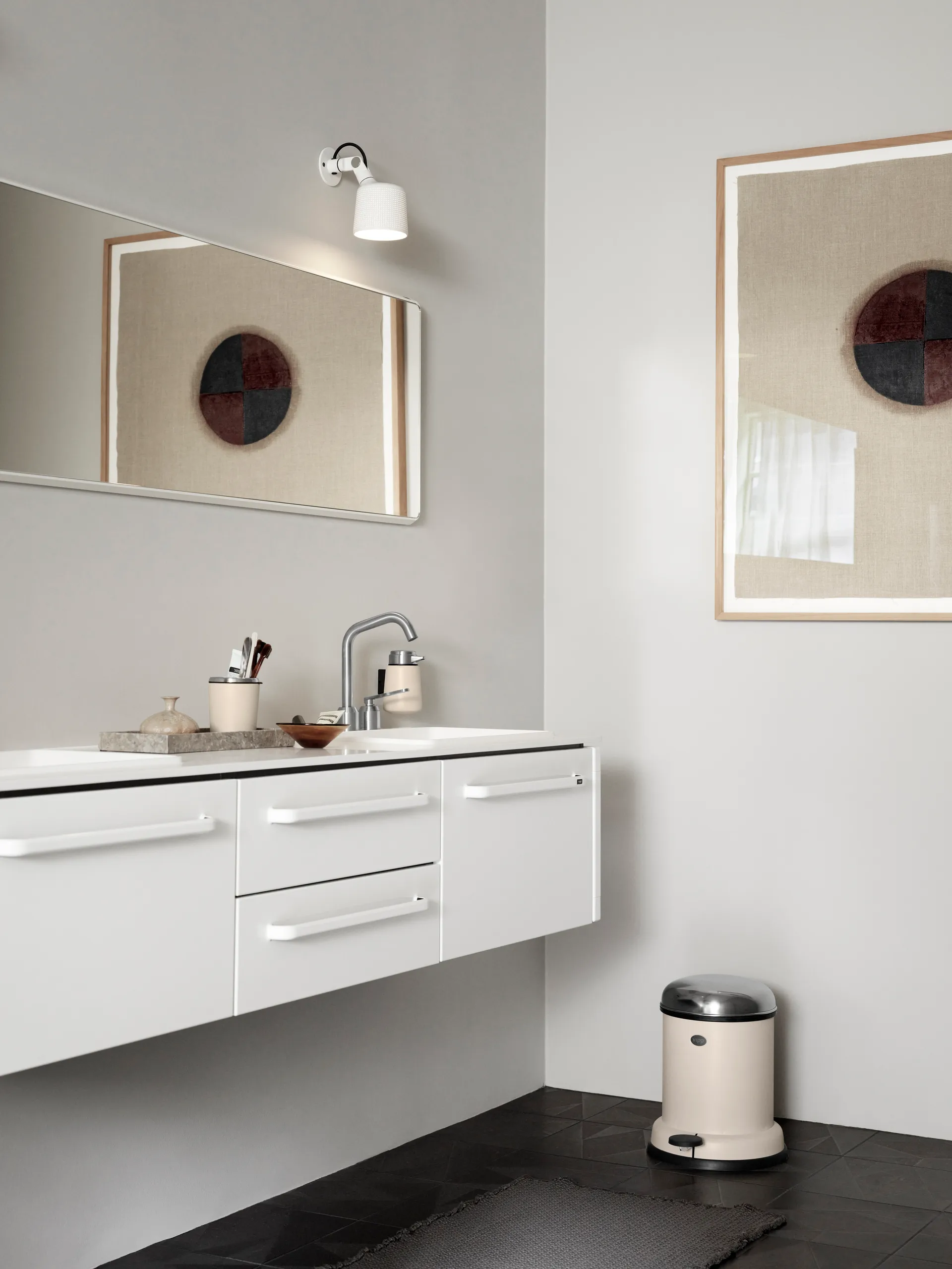 Vipp9 såpepumpe 400 ml, Beige Vipp