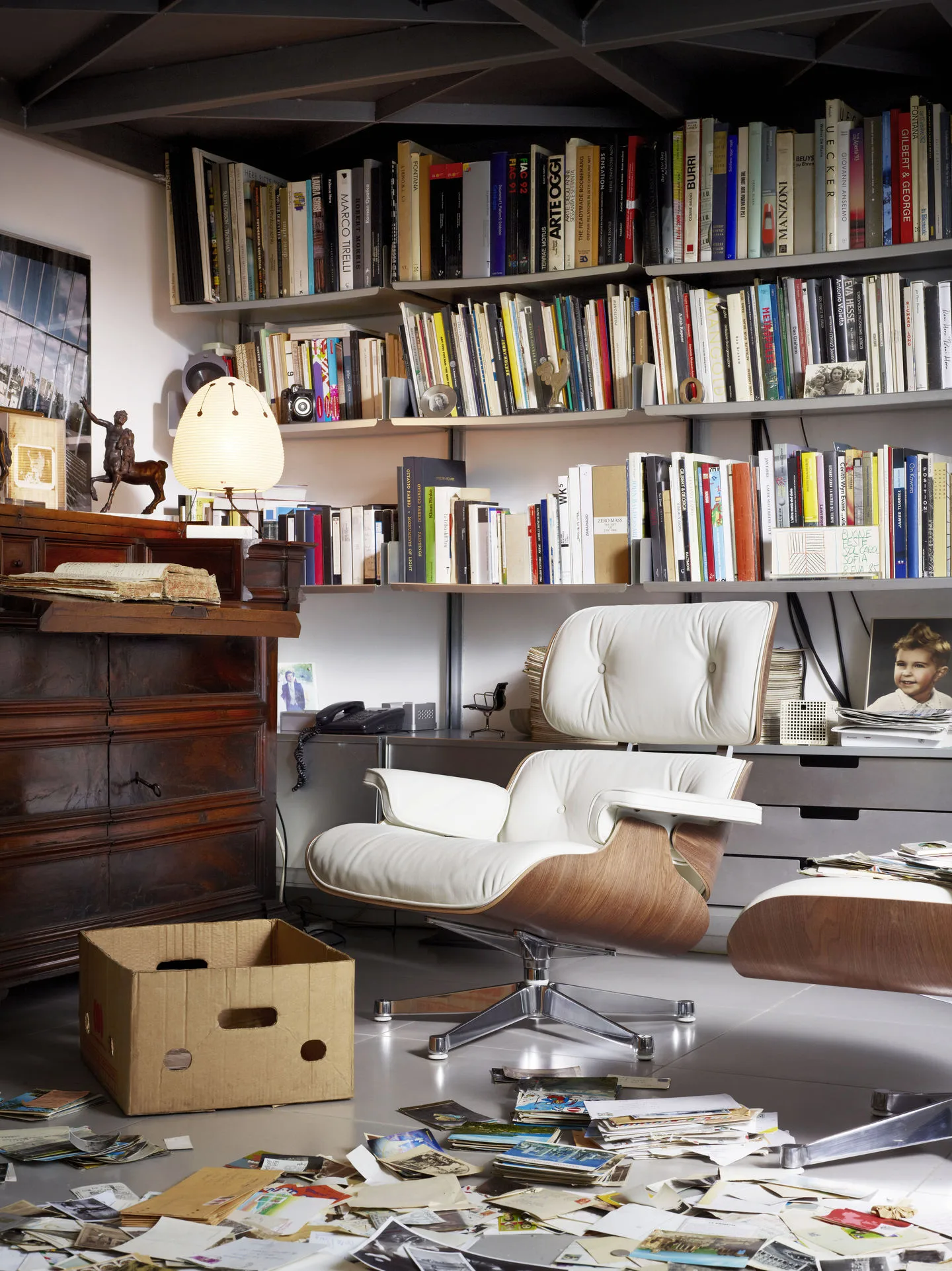 Akari 1AD bordlampe, Hvit Vitra