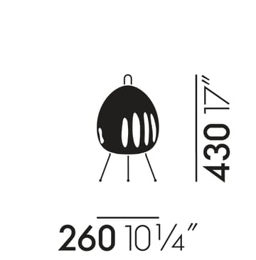 Akari 1AY bordlampe - Gul - Vitra