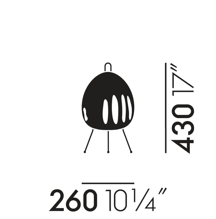 Akari 1AY bordlampe, Gul Vitra