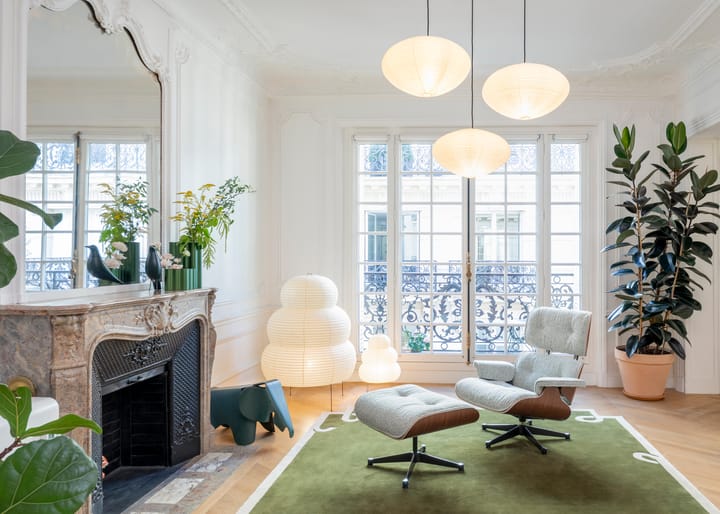 Akari 24N bordlampe 58 cm, Hvit Vitra