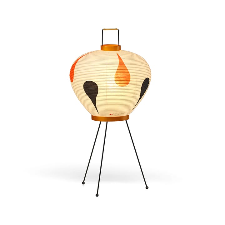 Akari 3AD bordlampe - Hvit-Svart-Orange - Vitra