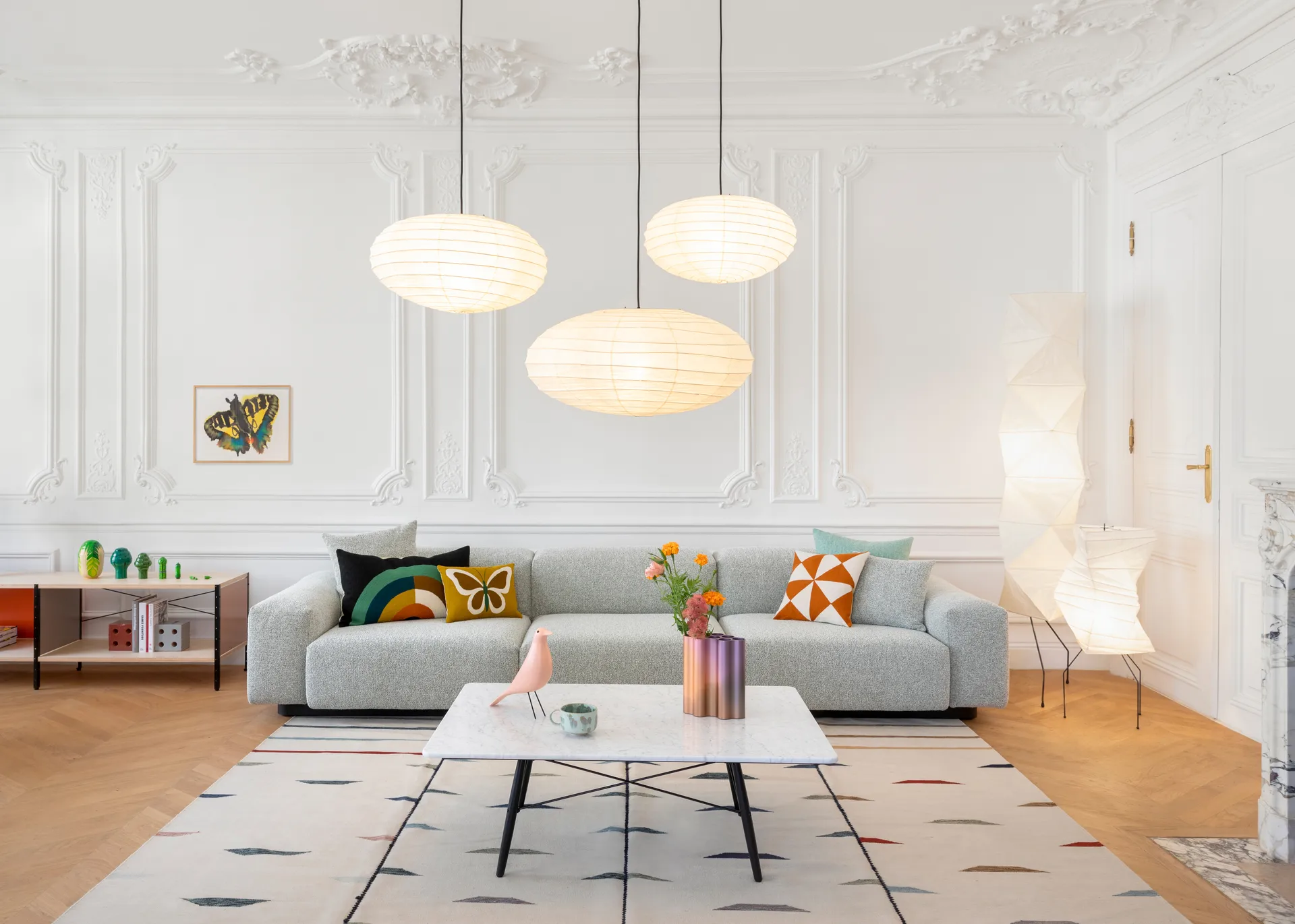 Akari 70EN pendel Ø70 cm, Hvit Vitra