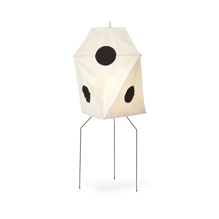 Akari UF3-Q gulvlampe - hvit/svart, shojipapir - Vitra