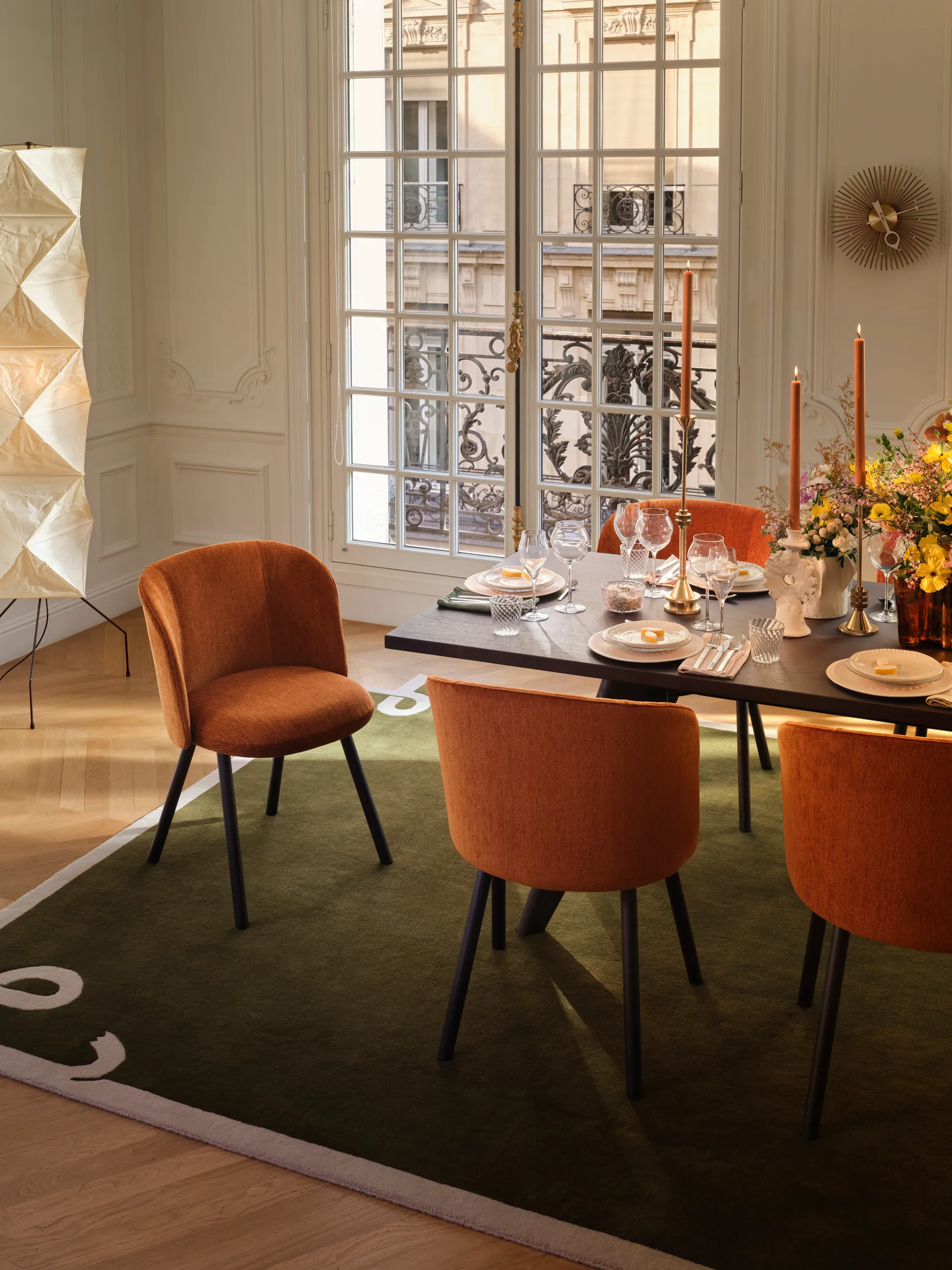 Akari UF4-33N gulvlampe 190 cm, Hvit Vitra