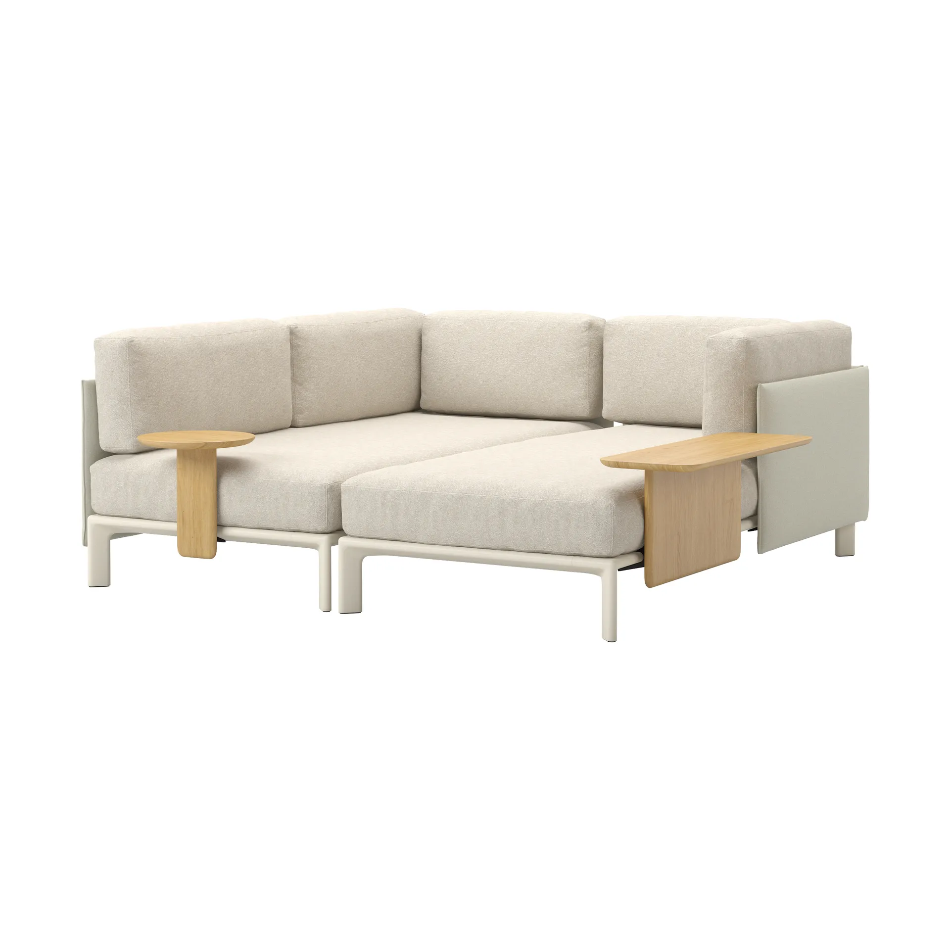 Anagram soft modulsofa - Nubia 01 Ivory Pearl-chalk,  Vitra