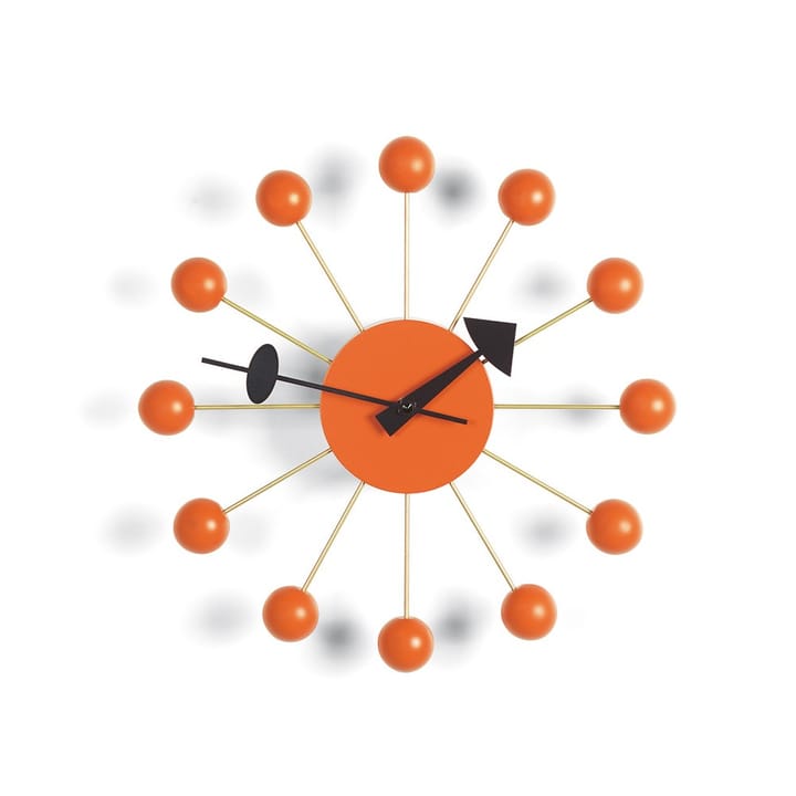 Ball Clock veggklokke - Oransje - Vitra