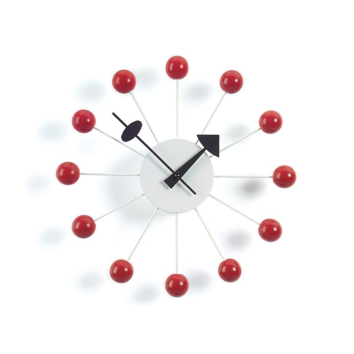 Ball Clock veggklokke - Rød - Vitra