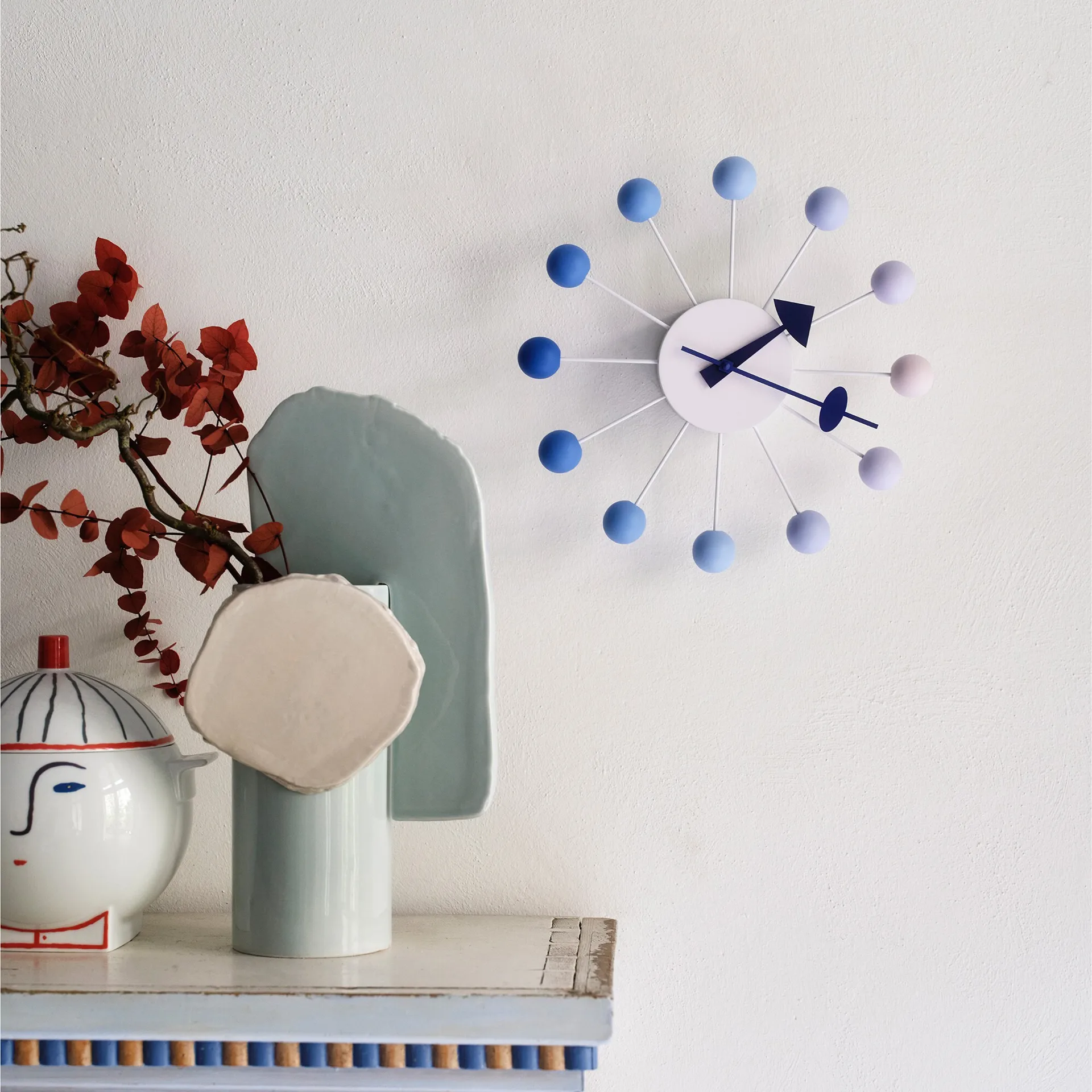 Ball Clock veggklokke Special Edition Ø33 cm, Dawn Vitra