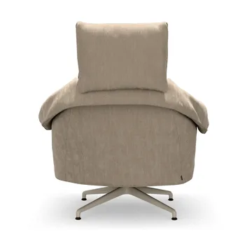 Bascule Highback lenestol - Iroko cream-aluminium/chalk 4-star base, høy rygg - Vitra