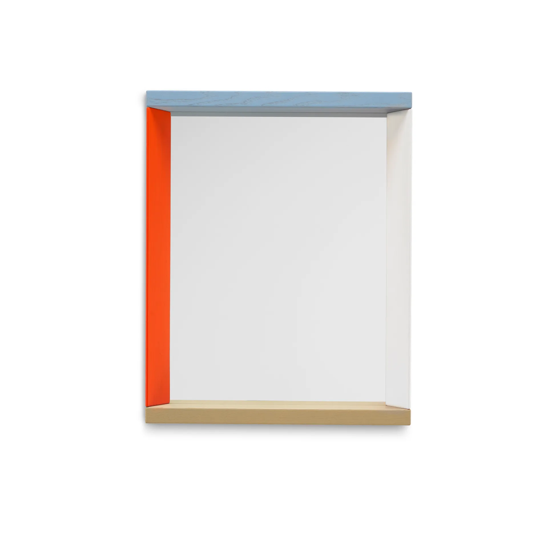 Colour Frame Mirror vegg Speil small, Blue-orange Vitra