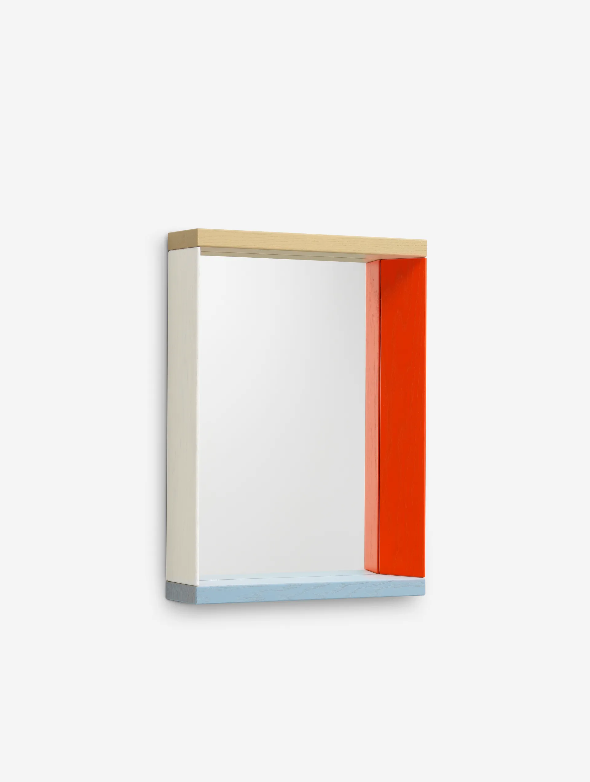 Colour Frame Mirror vegg Speil small, Blue-orange Vitra
