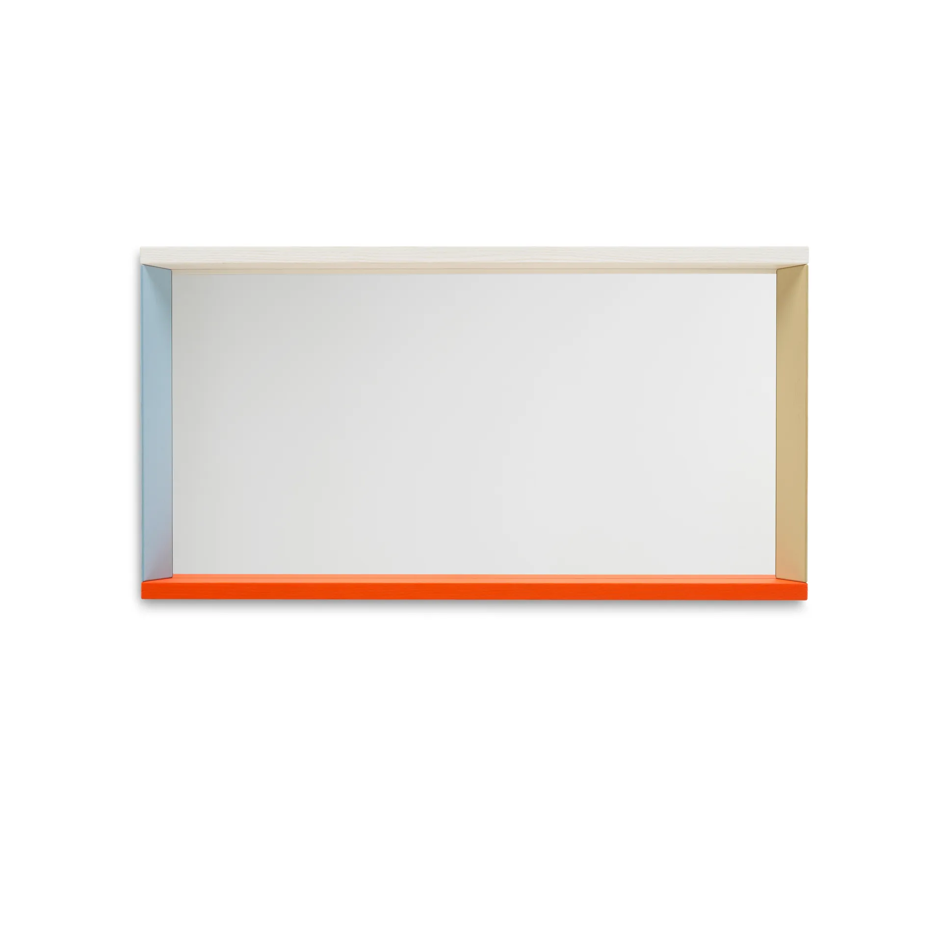 Colour Frame Mirror veggspeil medium, Blue-orange Vitra