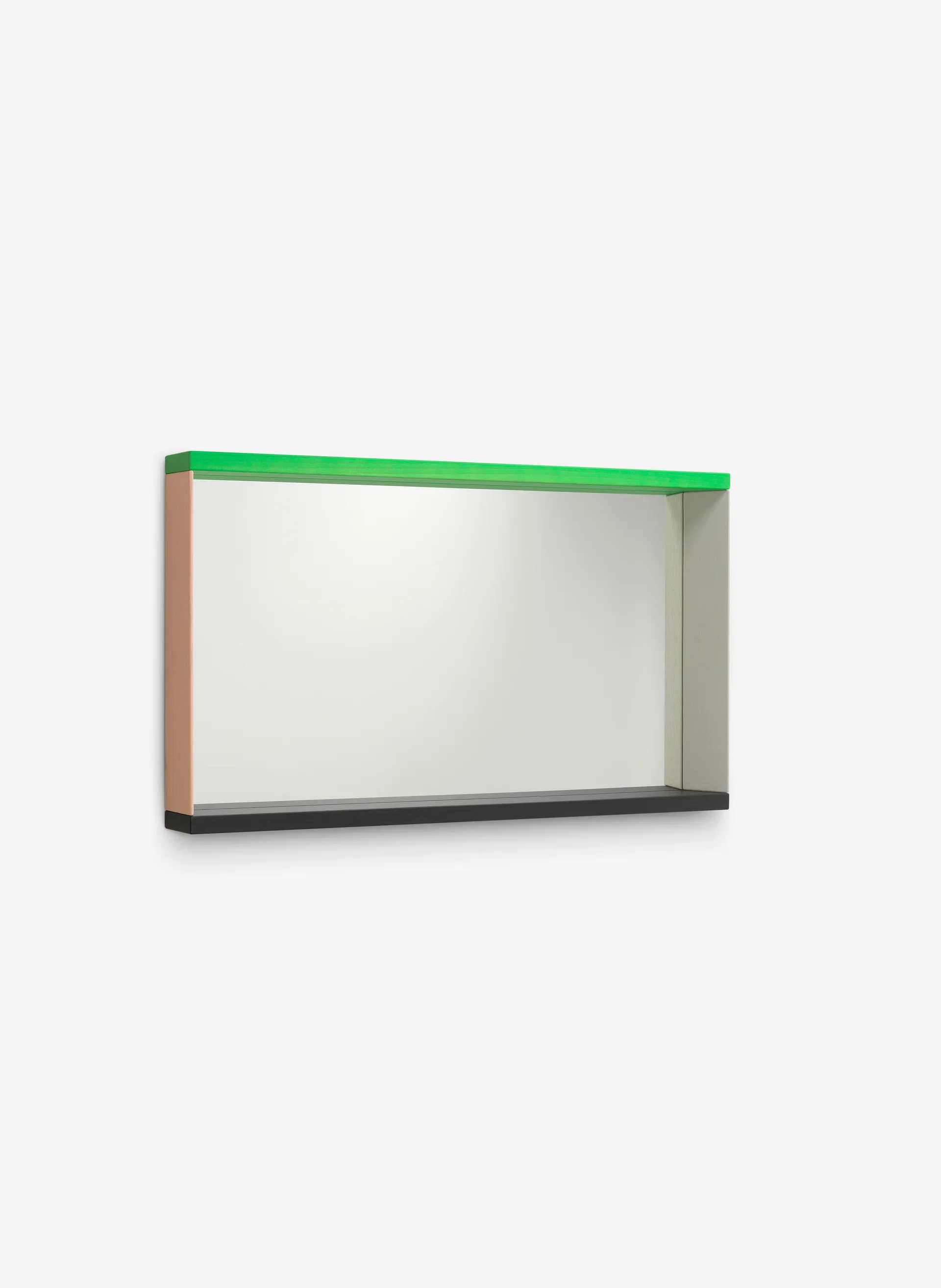 Colour Frame Mirror veggspeil medium, Green-pink Vitra