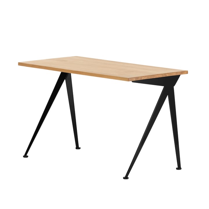 Compas Direction skrivebord - Oiled oak-Deep black - Vitra