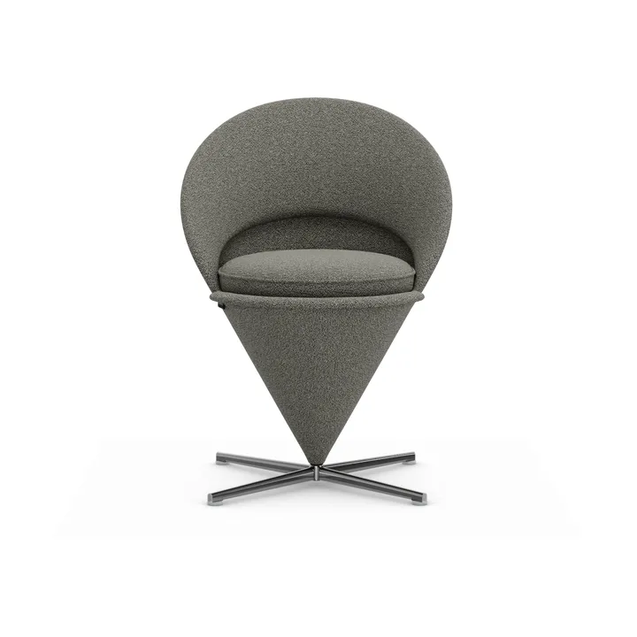 Cone Chair stol - Cento salt´n pepper-rustfritt stål - Vitra