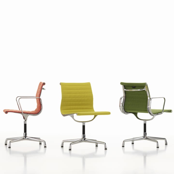 EA 103 armlenestol polert aluminium, Hopsak 66 nero Vitra