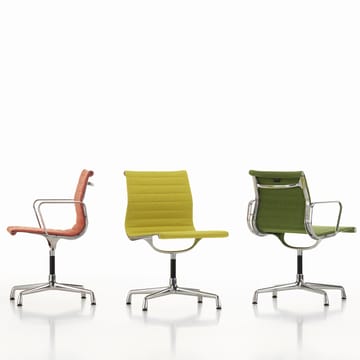 EA 103 armlenestol polert aluminium - Hopsak 70 grass green-forest - Vitra