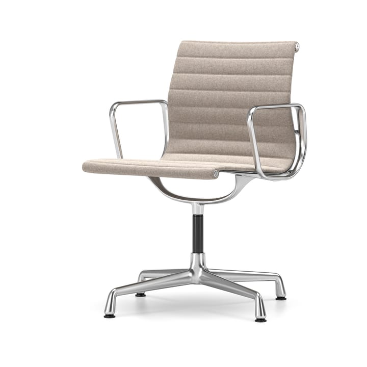 EA 103 stol med armlene polert kromstativ - Fossil (filttasser) - Vitra