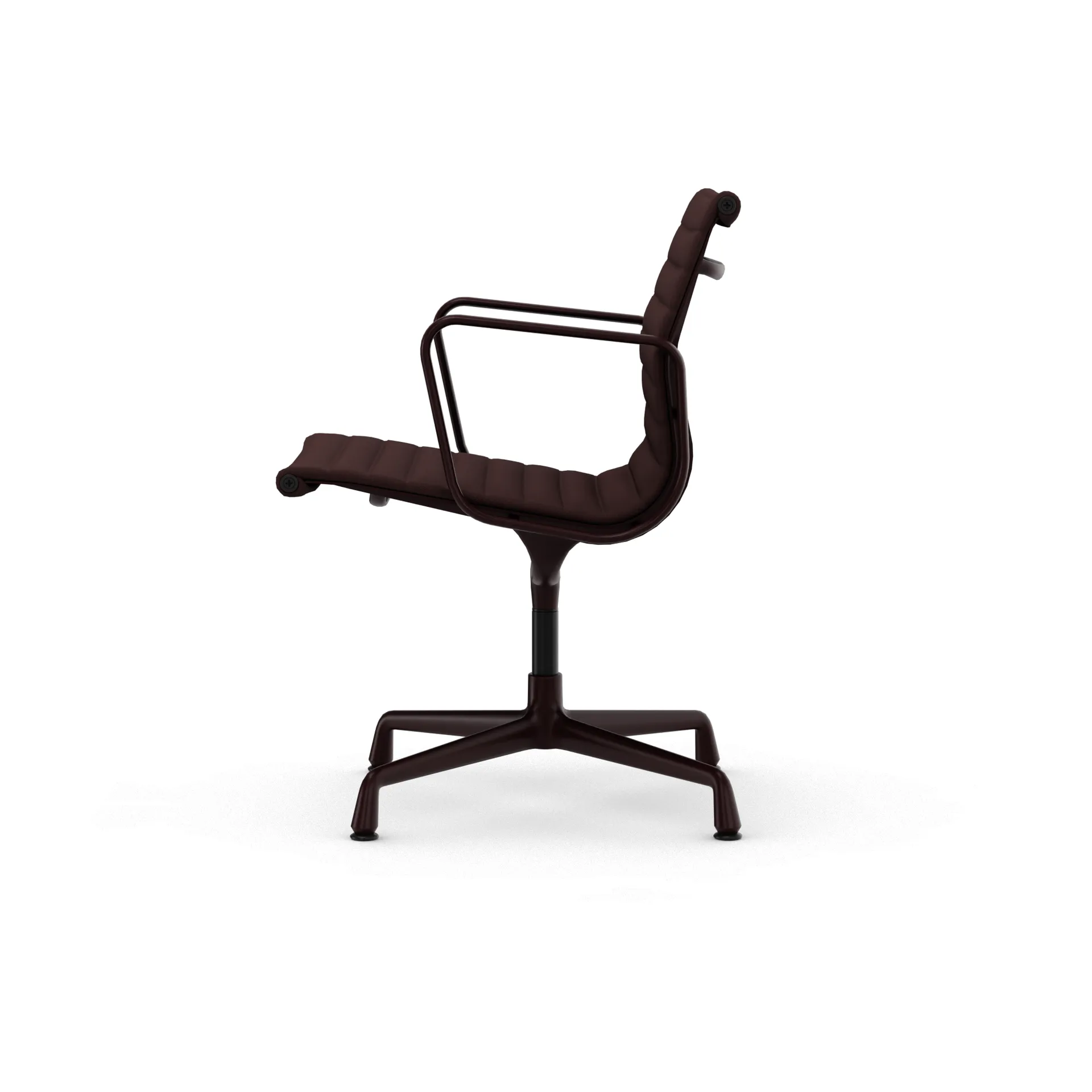 EA 108 kontorstol, 16 Dark red/nero-60 dark bordeaux, swivel base Vitra
