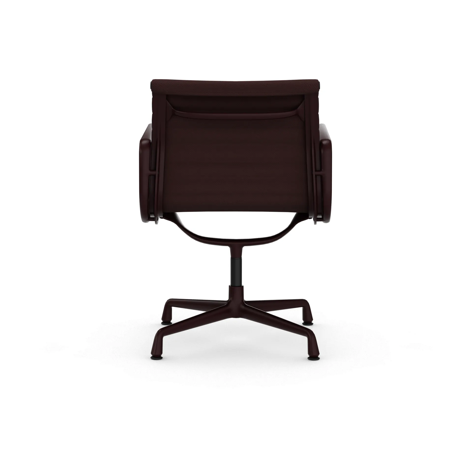 EA 108 kontorstol, 16 Dark red/nero-60 dark bordeaux, swivel base Vitra