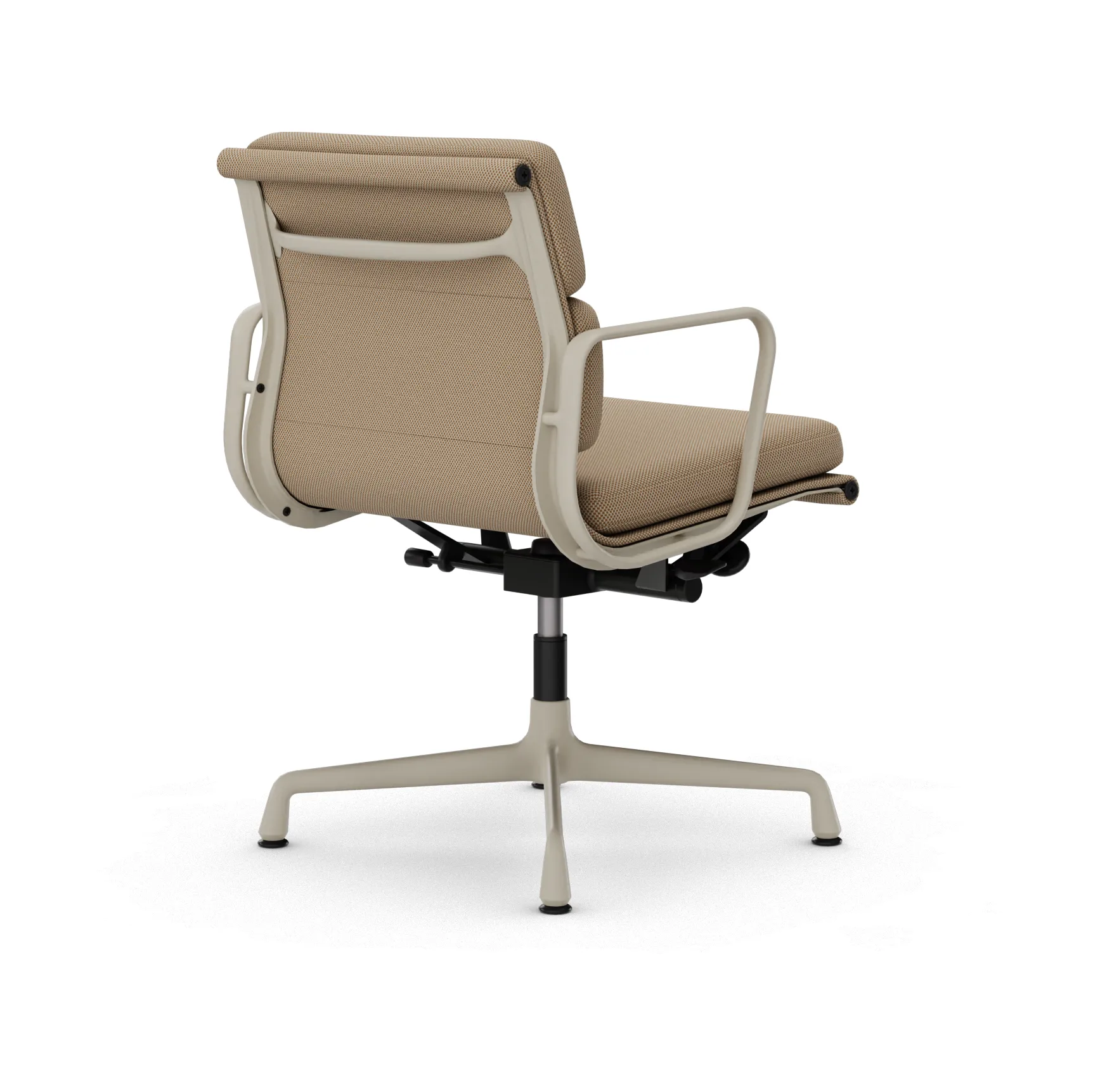 EA 231 Soft Pad Chair kontorstol filt glidere, 13 papyrus-37 chalk powder coated Vitra