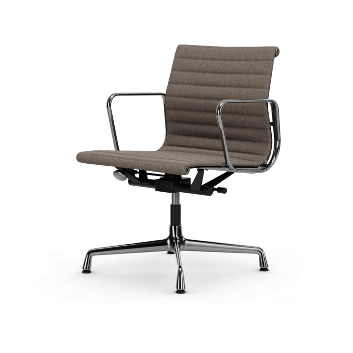 EA132 Aluminium Chair kontorstol filt glidere - 02 fossil-chrome - Vitra