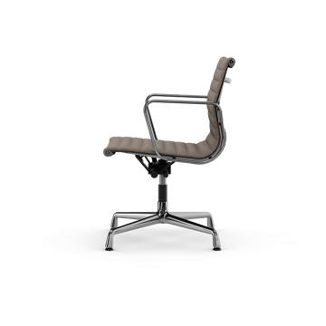 EA132 Aluminium Chair kontorstol filt glidere - 02 fossil-chrome - Vitra