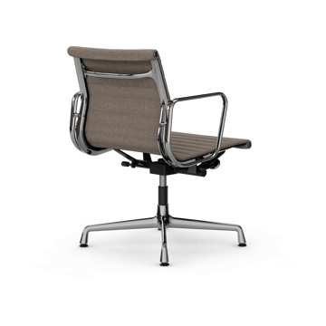 EA132 Aluminium Chair kontorstol filt glidere - 02 fossil-chrome - Vitra
