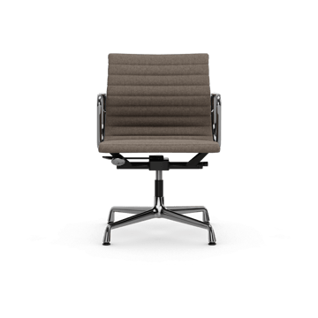 EA132 Aluminium Chair kontorstol filt glidere - 02 fossil-chrome - Vitra
