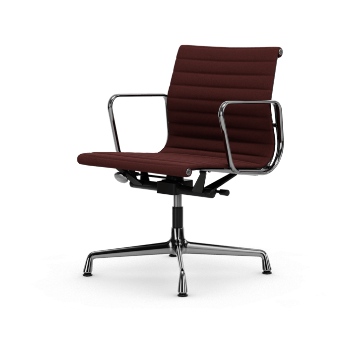 EA132 Aluminium Chair kontorstol filt glidere - 19 chestnut-polished - Vitra