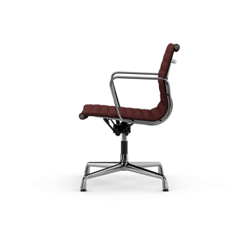 EA132 Aluminium Chair kontorstol filt glidere - 19 chestnut-polished - Vitra
