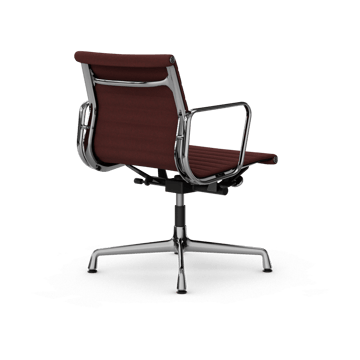 EA132 Aluminium Chair kontorstol filt glidere - 19 chestnut-polished - Vitra