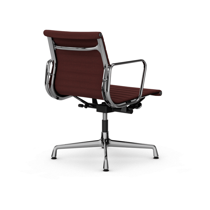 EA132 Aluminium Chair kontorstol filt glidere, 19 chestnut-polished Vitra