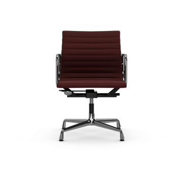 EA132 Aluminium Chair kontorstol filt glidere - 19 chestnut-polished - Vitra