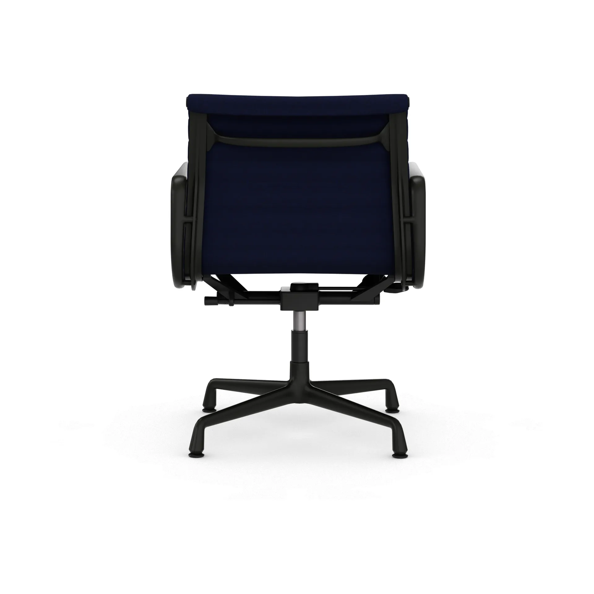 EA132 Aluminium Chair kontorstol filt glidere, 21 dark blue-deep black Vitra