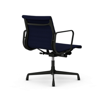 EA132 Aluminium Chair kontorstol filt glidere - 21 dark blue-deep black - Vitra