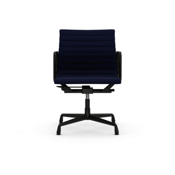 EA132 Aluminium Chair kontorstol filt glidere - 21 dark blue-deep black - Vitra