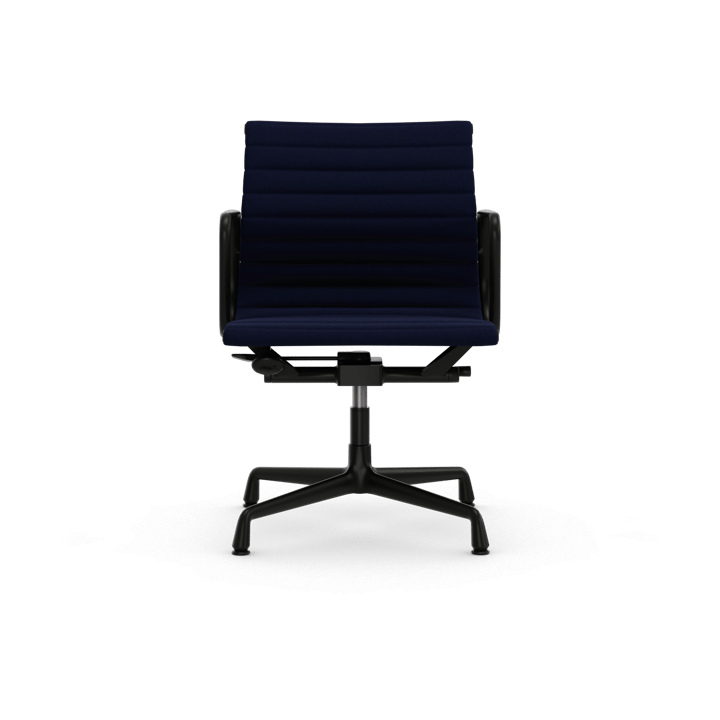 EA132 Aluminium Chair kontorstol filt glidere, 21 dark blue-deep black Vitra