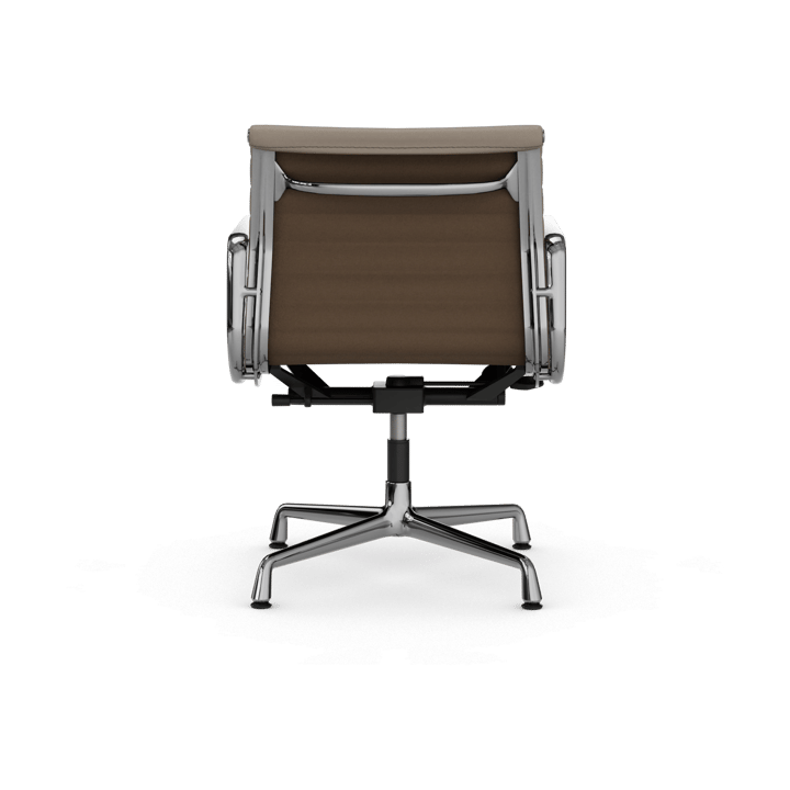 EA132 Aluminium Chair kontorstol filt glidere, 71 sand leather L20-polert Vitra