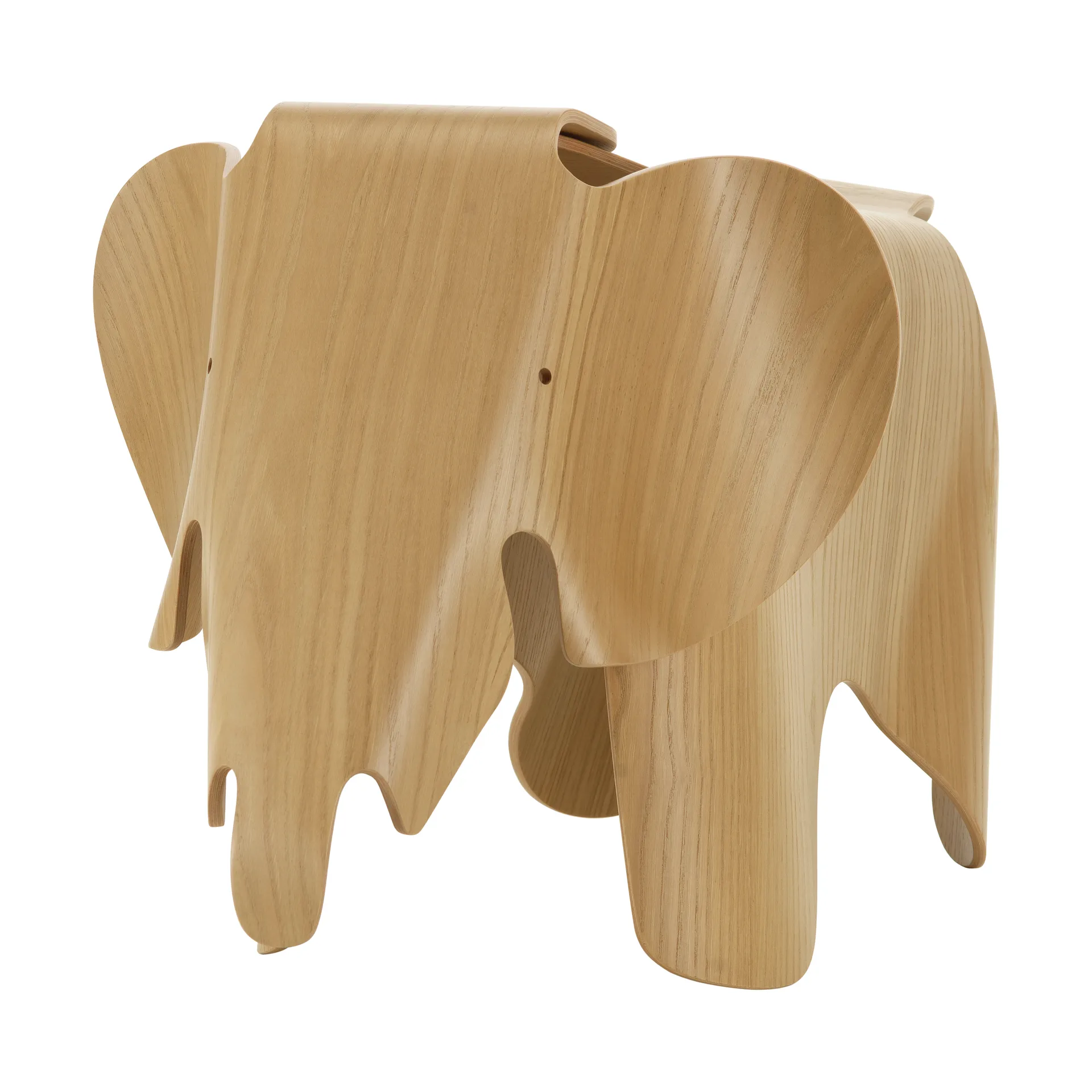 Eames elephant krakk/dekorasjon, Natural lakkert chestnut Vitra