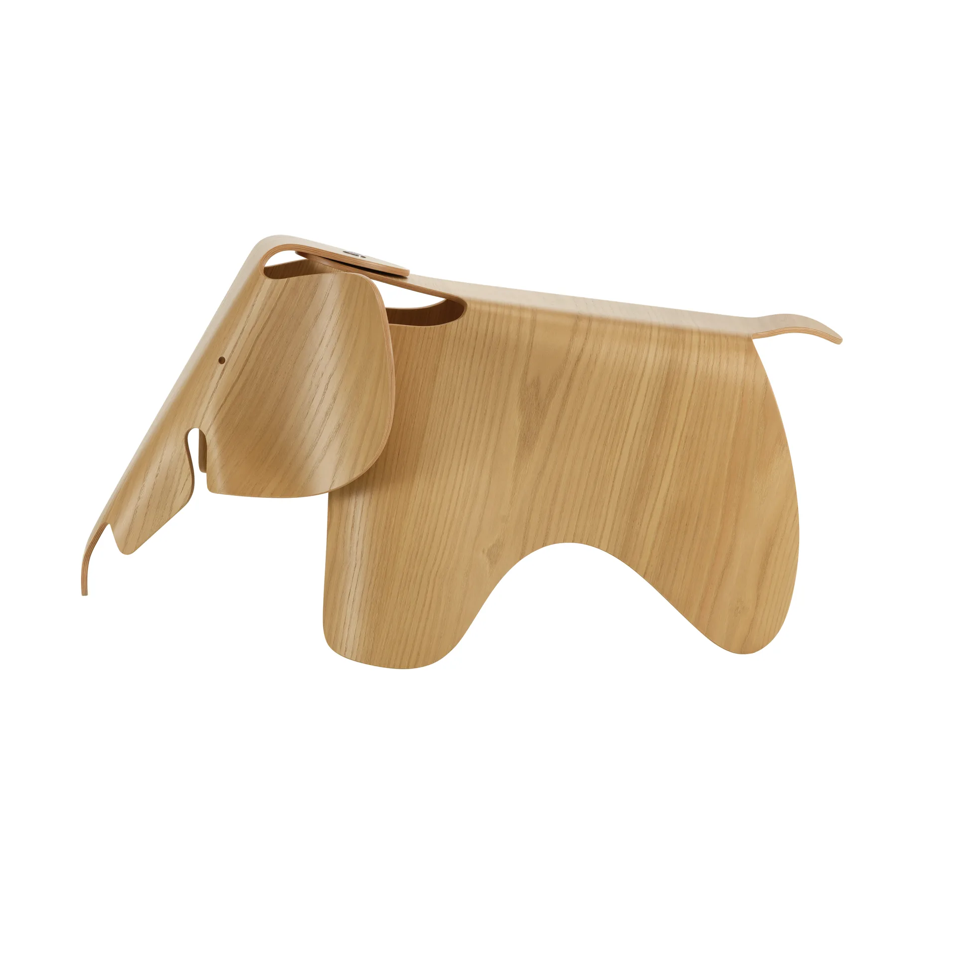 Eames elephant krakk/dekorasjon, Natural lakkert chestnut Vitra
