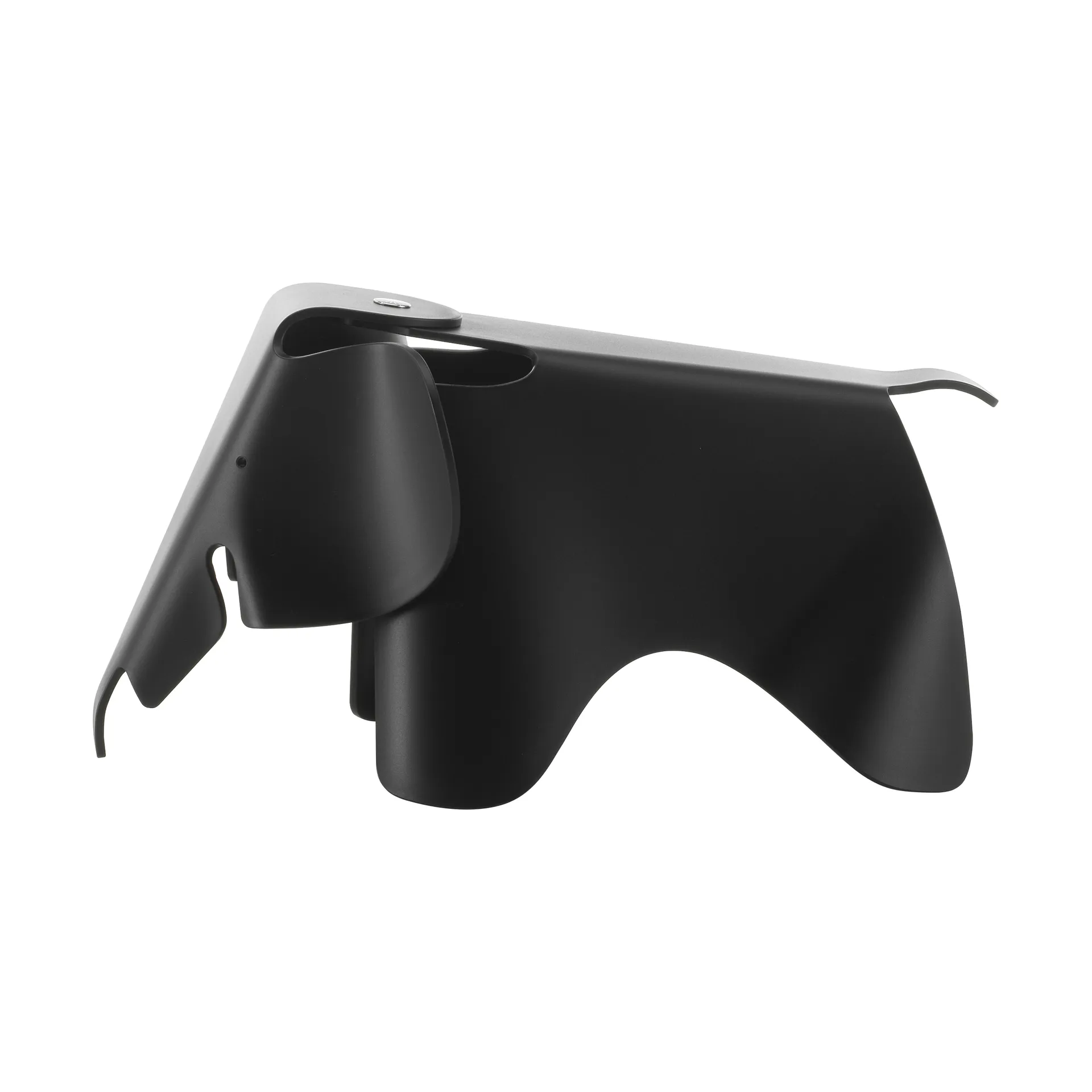 Eames elephant recycled small dekorasjon, Deep black Vitra