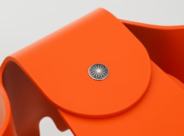 Eames elephant recycled small dekorasjon - Eames Red Orange - Vitra