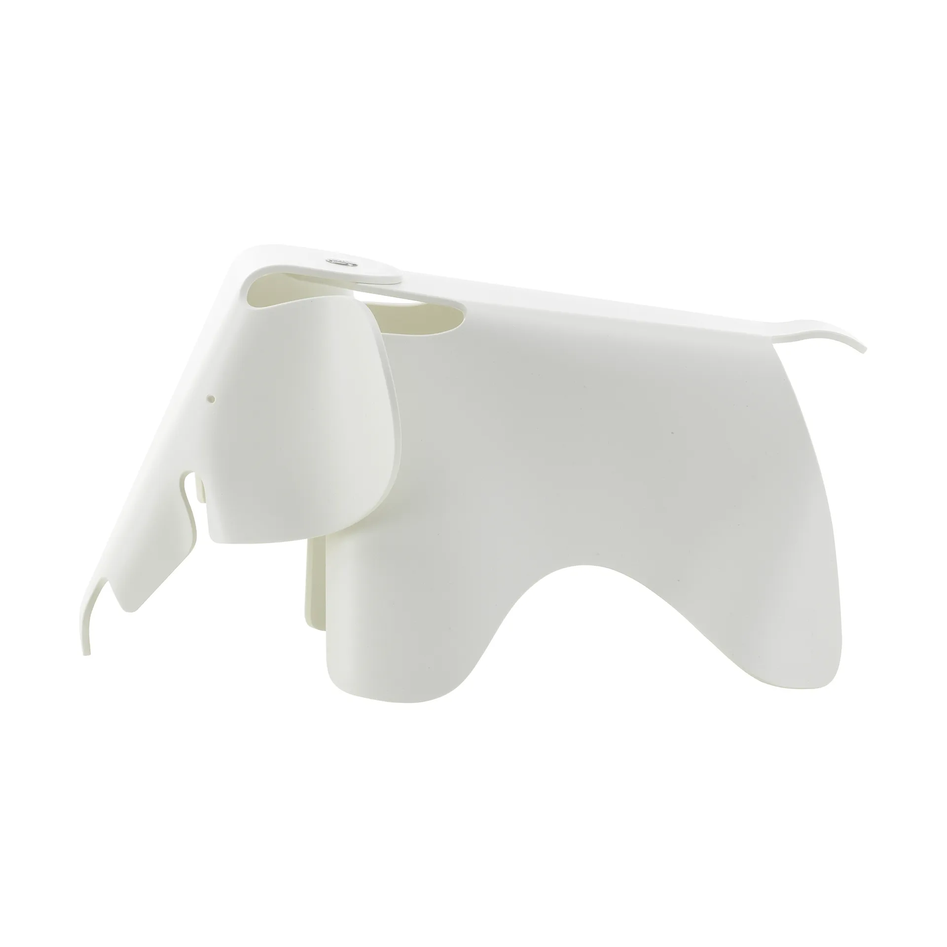 Eames elephant recycled small dekorasjon, Hvit Vitra