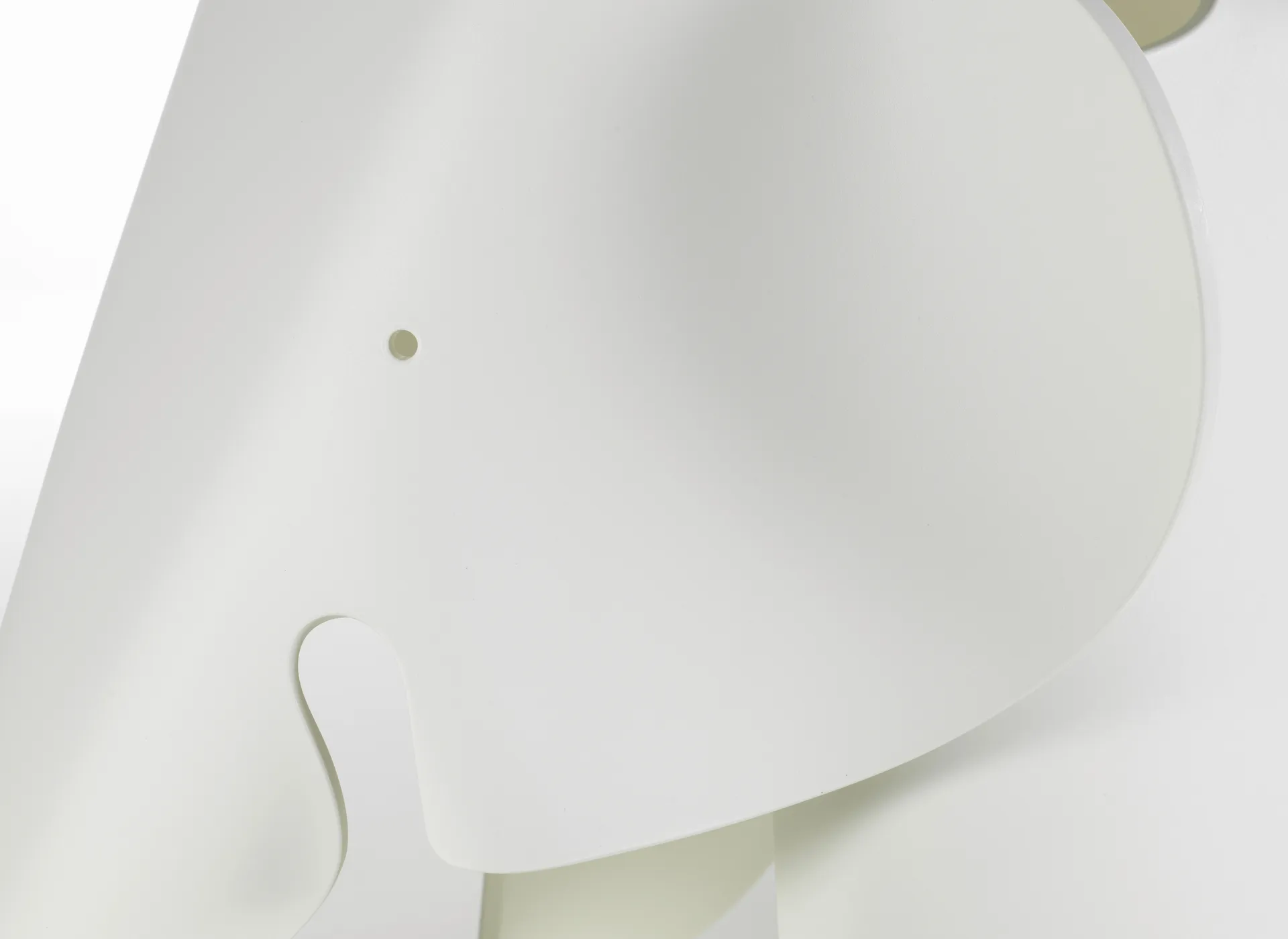 Eames elephant recycled small dekorasjon, Hvit Vitra