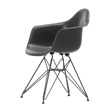 Eames fiberglass armchair DAR armlenestol - Elephant hide grey-Basic dark - Vitra